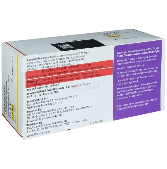 trulicity 0.75mg pre filled pen